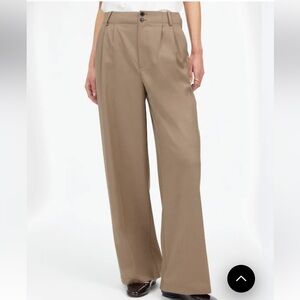 Madewell Harlow Tan Wide Leg Pants